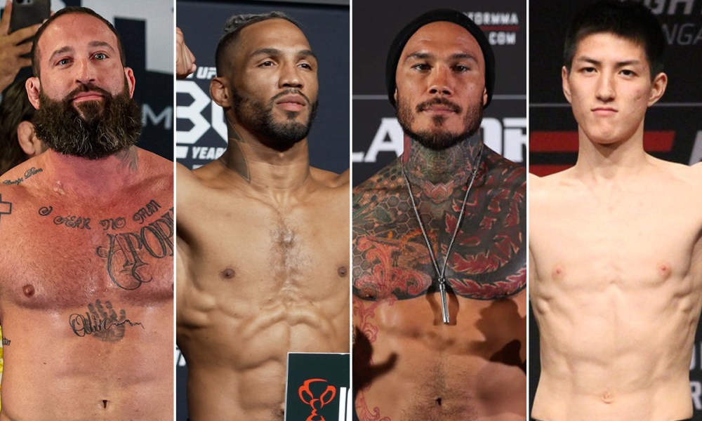 UFC veterans in MMA and boxing September 27-29